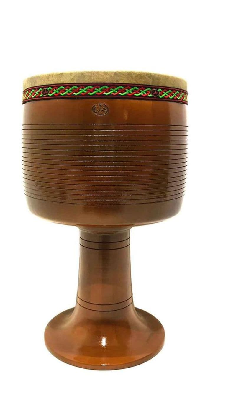 تمبک حلمی ترکه ای قهوه ای سوخته
